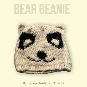 Kids bear with ears beanie​​​